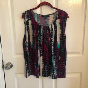Kasper Multicolor sleeveless top XL
